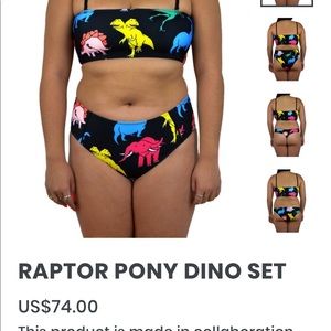 Hoaka Raptor Pony Dino Set